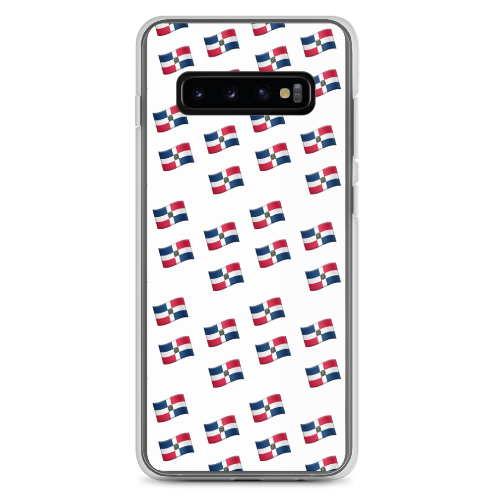 All-Over Emoji República Dominicana Flag Samsung Case  - 2020 - DominicanGirlfriend.com - Frases Dominicanas - República Dominicana Lifestyle Graphic T-Shirts Streetwear & Accessories - New York - Bronx - Washington Heights - Miami - Florida - Boca Chica - USA - Dominican Clothing