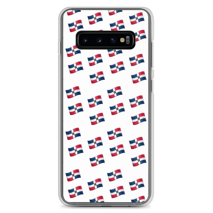 All-Over Emoji República Dominicana Flag Samsung Case  - 2020 - DominicanGirlfriend.com - Frases Dominicanas - República Dominicana Lifestyle Graphic T-Shirts Streetwear & Accessories - New York - Bronx - Washington Heights - Miami - Florida - Boca Chica - USA - Dominican Clothing