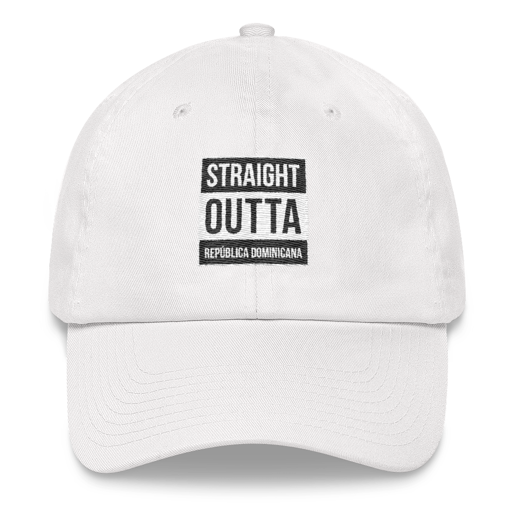 Straight Outta República Dominicana Dad hat  - 2020 - DominicanGirlfriend.com - Frases Dominicanas - República Dominicana Lifestyle Graphic T-Shirts Streetwear & Accessories - New York - Bronx - Washington Heights - Miami - Florida - Boca Chica - USA - Dominican Clothing