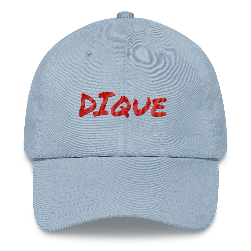Dique Dad Hat  - 2020 - DominicanGirlfriend.com - Frases Dominicanas - República Dominicana Lifestyle Graphic T-Shirts Streetwear & Accessories - New York - Bronx - Washington Heights - Miami - Florida - Boca Chica - USA - Dominican Clothing