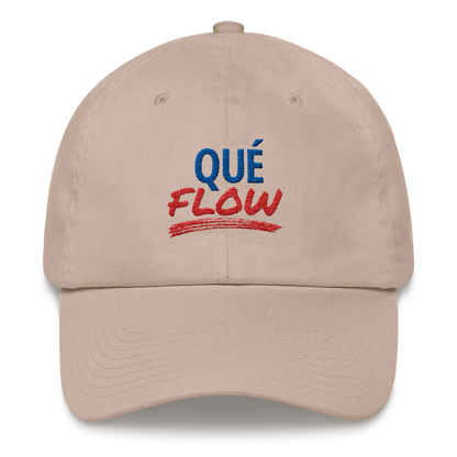 Que Flow Dad Hat  - 2020 - DominicanGirlfriend.com - Frases Dominicanas - República Dominicana Lifestyle Graphic T-Shirts Streetwear & Accessories - New York - Bronx - Washington Heights - Miami - Florida - Boca Chica - USA - Dominican Clothing