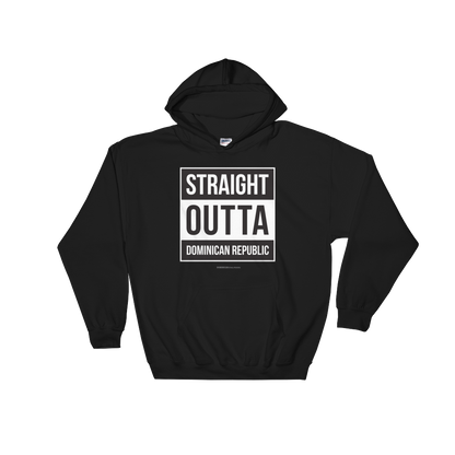 Straight Outta Dominican Republic Unisex Hoodie  - 2020 - DominicanGirlfriend.com - Frases Dominicanas - República Dominicana Lifestyle Graphic T-Shirts Streetwear & Accessories - New York - Bronx - Washington Heights - Miami - Florida - Boca Chica - USA - Dominican Clothing