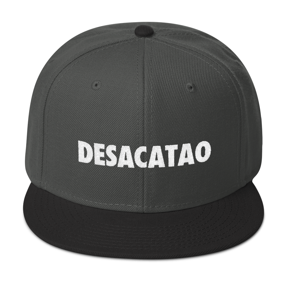 Desacatao Snapback Hat  - 2020 - DominicanGirlfriend.com - Frases Dominicanas - República Dominicana Lifestyle Graphic T-Shirts Streetwear & Accessories - New York - Bronx - Washington Heights - Miami - Florida - Boca Chica - USA - Dominican Clothing