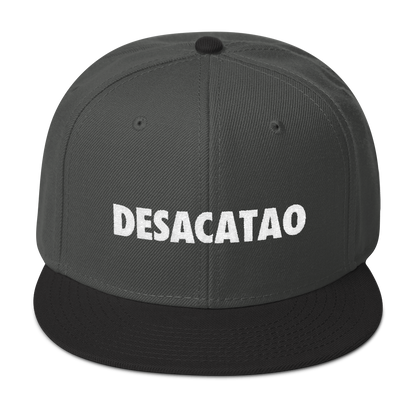 Desacatao Snapback Hat  - 2020 - DominicanGirlfriend.com - Frases Dominicanas - República Dominicana Lifestyle Graphic T-Shirts Streetwear & Accessories - New York - Bronx - Washington Heights - Miami - Florida - Boca Chica - USA - Dominican Clothing