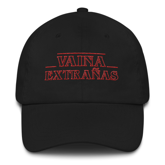 Vaina Extrañas Dad Hat  - 2020 - DominicanGirlfriend.com - Frases Dominicanas - República Dominicana Lifestyle Graphic T-Shirts Streetwear & Accessories - New York - Bronx - Washington Heights - Miami - Florida - Boca Chica - USA - Dominican Clothing