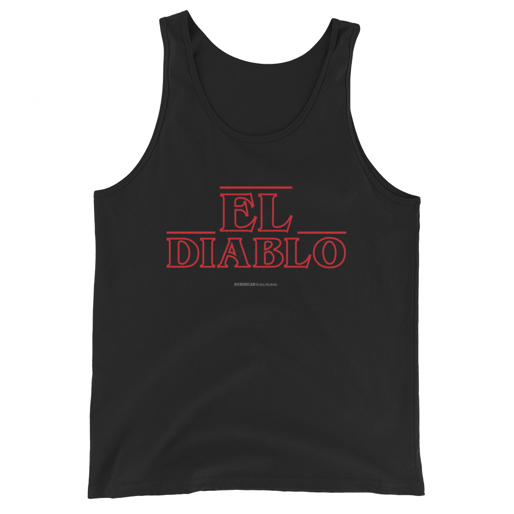 El Diablo Tank Top  - 2020 - DominicanGirlfriend.com - Frases Dominicanas - República Dominicana Lifestyle Graphic T-Shirts Streetwear & Accessories - New York - Bronx - Washington Heights - Miami - Florida - Boca Chica - USA - Dominican Clothing