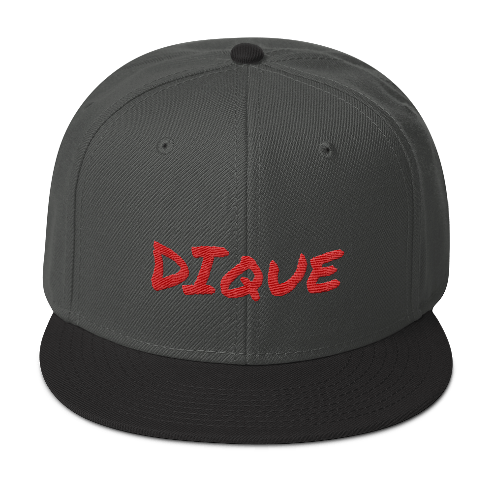 Dique Snapback Hat  - 2020 - DominicanGirlfriend.com - Frases Dominicanas - República Dominicana Lifestyle Graphic T-Shirts Streetwear & Accessories - New York - Bronx - Washington Heights - Miami - Florida - Boca Chica - USA - Dominican Clothing