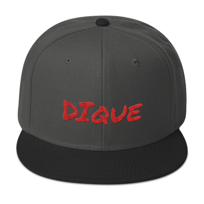 Dique Snapback Hat  - 2020 - DominicanGirlfriend.com - Frases Dominicanas - República Dominicana Lifestyle Graphic T-Shirts Streetwear & Accessories - New York - Bronx - Washington Heights - Miami - Florida - Boca Chica - USA - Dominican Clothing