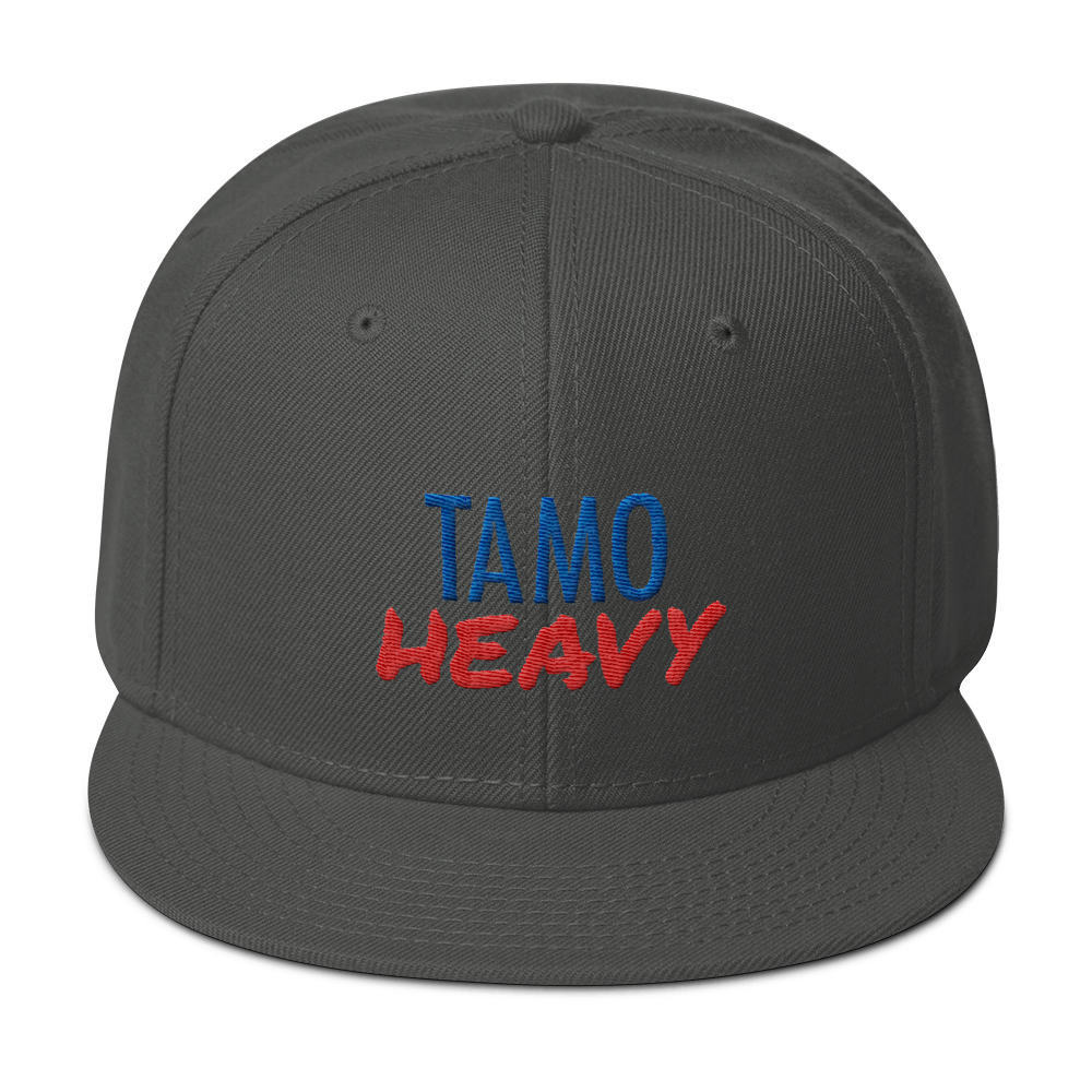 Tamo Heavy Snapback Hat  - 2020 - DominicanGirlfriend.com - Frases Dominicanas - República Dominicana Lifestyle Graphic T-Shirts Streetwear & Accessories - New York - Bronx - Washington Heights - Miami - Florida - Boca Chica - USA - Dominican Clothing
