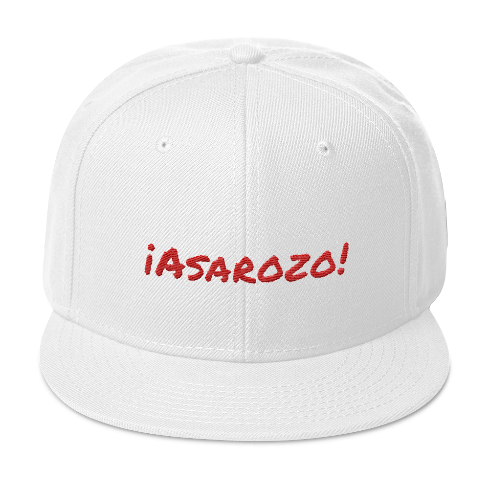 ¡Asaroso! Snapback Hat  - 2020 - DominicanGirlfriend.com - Frases Dominicanas - República Dominicana Lifestyle Graphic T-Shirts Streetwear & Accessories - New York - Bronx - Washington Heights - Miami - Florida - Boca Chica - USA - Dominican Clothing