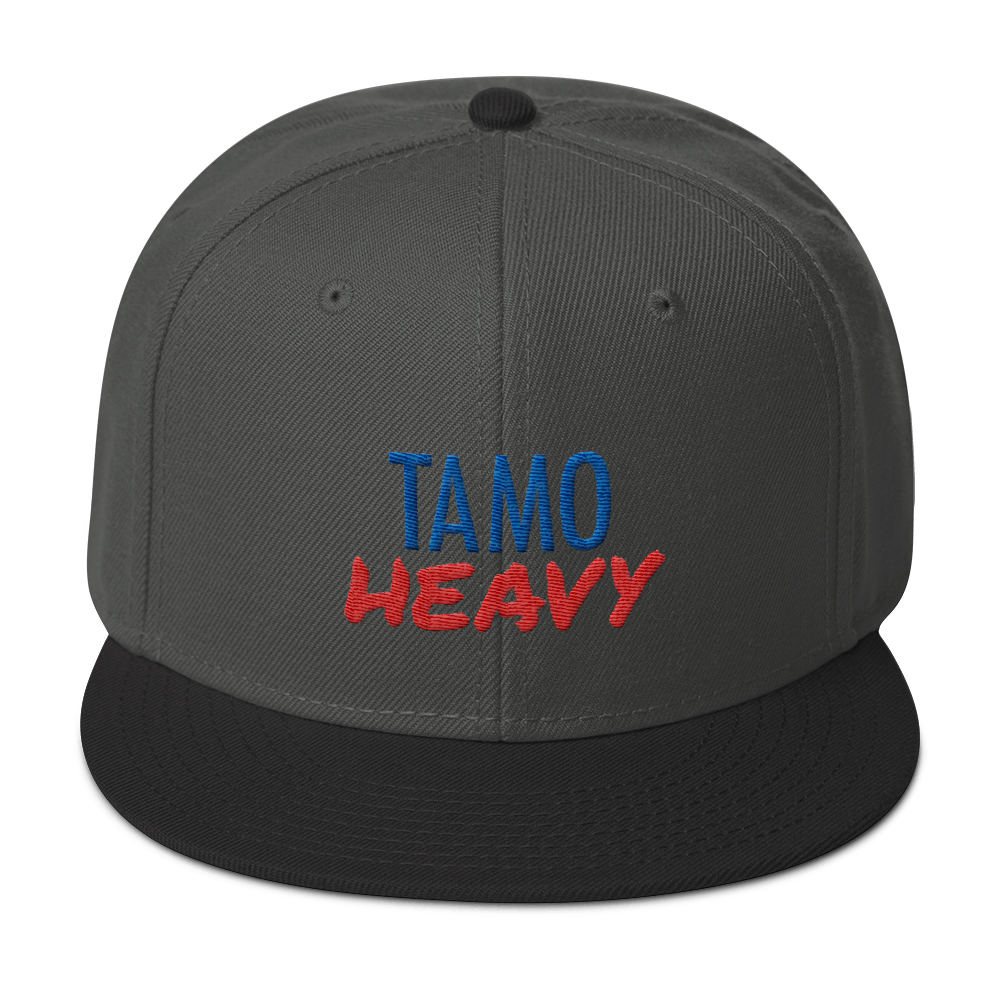 Tamo Heavy Snapback Hat  - 2020 - DominicanGirlfriend.com - Frases Dominicanas - República Dominicana Lifestyle Graphic T-Shirts Streetwear & Accessories - New York - Bronx - Washington Heights - Miami - Florida - Boca Chica - USA - Dominican Clothing