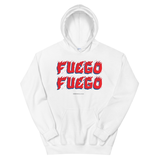 Fuego Unisex Hoodie  - 2020 - DominicanGirlfriend.com - Frases Dominicanas - República Dominicana Lifestyle Graphic T-Shirts Streetwear & Accessories - New York - Bronx - Washington Heights - Miami - Florida - Boca Chica - USA - Dominican Clothing