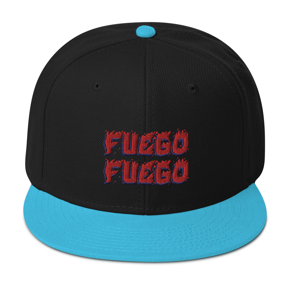 Fuego Snapback  - 2020 - DominicanGirlfriend.com - Frases Dominicanas - República Dominicana Lifestyle Graphic T-Shirts Streetwear & Accessories - New York - Bronx - Washington Heights - Miami - Florida - Boca Chica - USA - Dominican Clothing