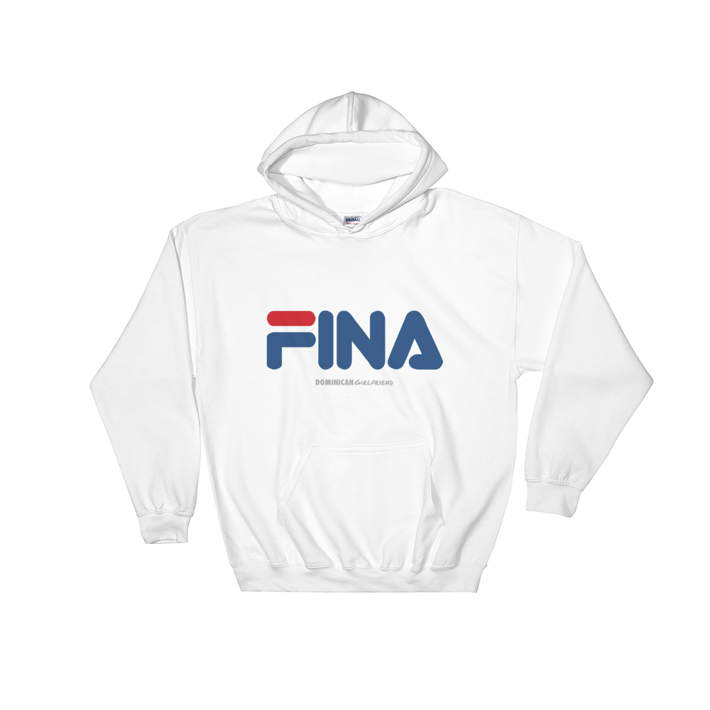 Fina Hoodie  - 2020 - DominicanGirlfriend.com - Frases Dominicanas - República Dominicana Lifestyle Graphic T-Shirts Streetwear & Accessories - New York - Bronx - Washington Heights - Miami - Florida - Boca Chica - USA - Dominican Clothing
