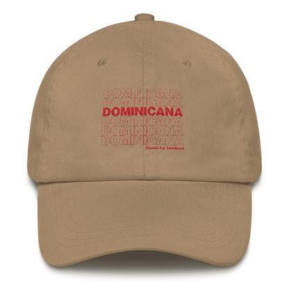 Dominicana Hasta La Tambora Dad hat  - 2020 - DominicanGirlfriend.com - Frases Dominicanas - República Dominicana Lifestyle Graphic T-Shirts Streetwear & Accessories - New York - Bronx - Washington Heights - Miami - Florida - Boca Chica - USA - Dominican Clothing