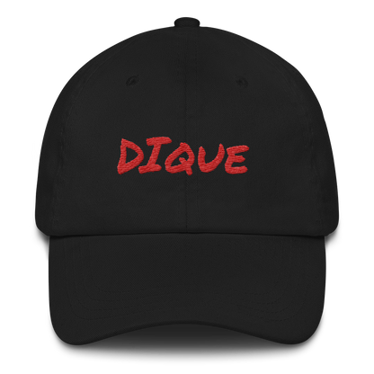 Dique Dad Hat  - 2020 - DominicanGirlfriend.com - Frases Dominicanas - República Dominicana Lifestyle Graphic T-Shirts Streetwear & Accessories - New York - Bronx - Washington Heights - Miami - Florida - Boca Chica - USA - Dominican Clothing