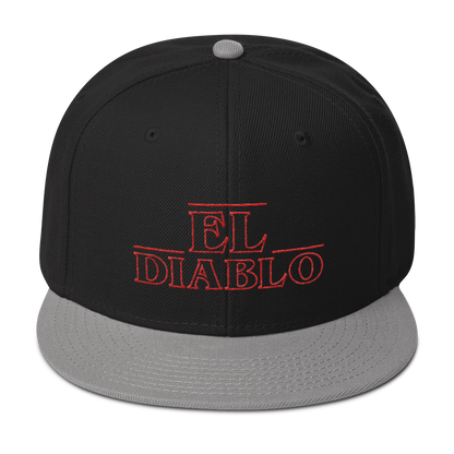 El Diablo Snapback Hat  - 2020 - DominicanGirlfriend.com - Frases Dominicanas - República Dominicana Lifestyle Graphic T-Shirts Streetwear & Accessories - New York - Bronx - Washington Heights - Miami - Florida - Boca Chica - USA - Dominican Clothing