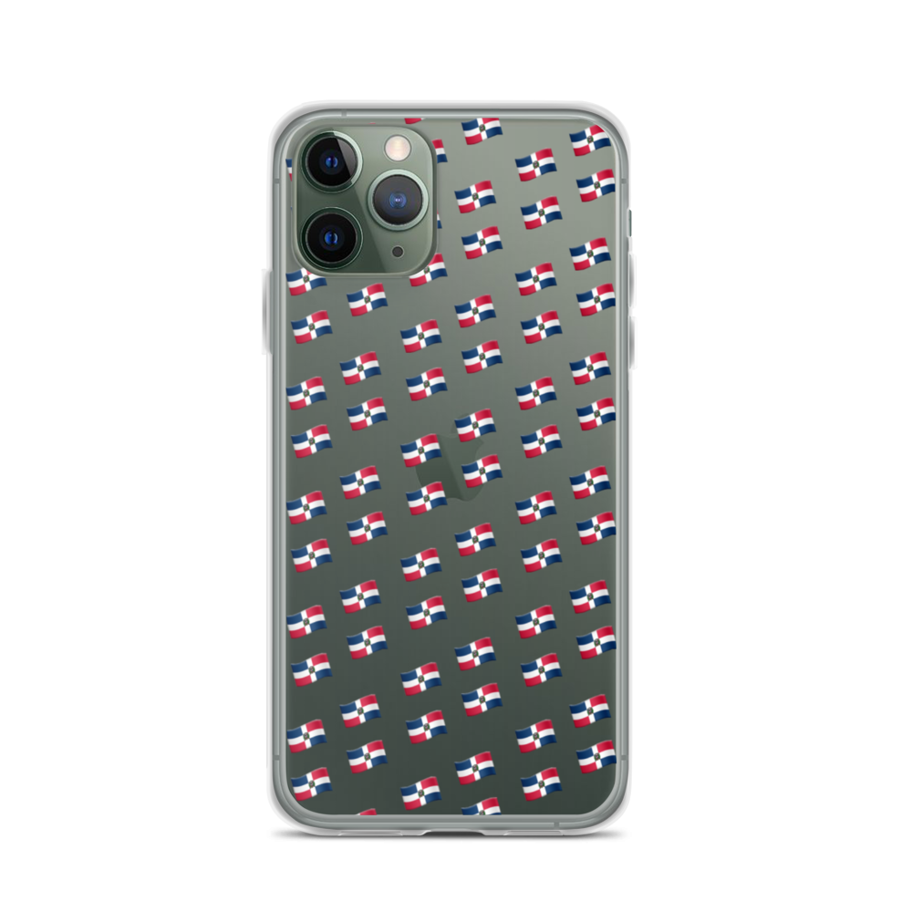 All-Over Emoji República Dominicana Flag iPhone Case  - 2020 - DominicanGirlfriend.com - Frases Dominicanas - República Dominicana Lifestyle Graphic T-Shirts Streetwear & Accessories - New York - Bronx - Washington Heights - Miami - Florida - Boca Chica - USA - Dominican Clothing