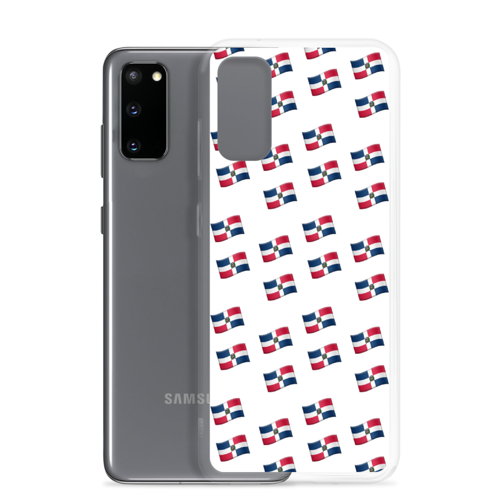 All-Over Emoji República Dominicana Flag Samsung Case  - 2020 - DominicanGirlfriend.com - Frases Dominicanas - República Dominicana Lifestyle Graphic T-Shirts Streetwear & Accessories - New York - Bronx - Washington Heights - Miami - Florida - Boca Chica - USA - Dominican Clothing