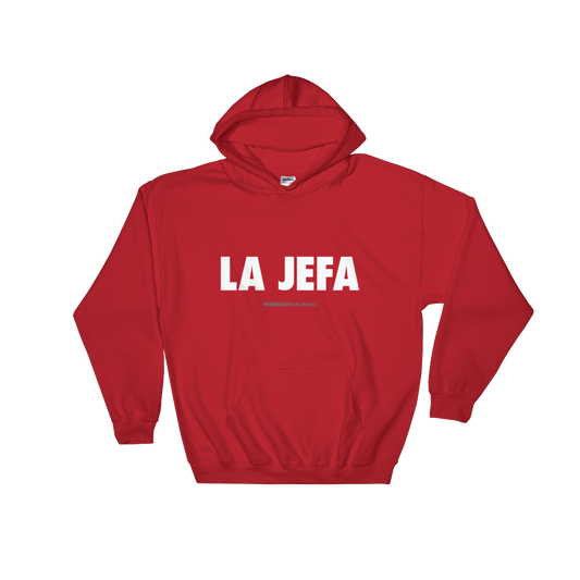 La Jefa Hoodie  - 2020 - DominicanGirlfriend.com - Frases Dominicanas - República Dominicana Lifestyle Graphic T-Shirts Streetwear & Accessories - New York - Bronx - Washington Heights - Miami - Florida - Boca Chica - USA - Dominican Clothing