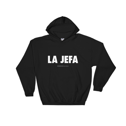 La Jefa Hoodie  - 2020 - DominicanGirlfriend.com - Frases Dominicanas - República Dominicana Lifestyle Graphic T-Shirts Streetwear & Accessories - New York - Bronx - Washington Heights - Miami - Florida - Boca Chica - USA - Dominican Clothing