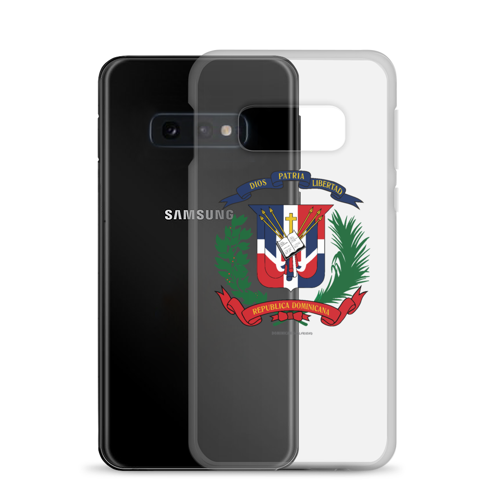 Escudo de la República Dominicana Samsung Case  - 2020 - DominicanGirlfriend.com - Frases Dominicanas - República Dominicana Lifestyle Graphic T-Shirts Streetwear & Accessories - New York - Bronx - Washington Heights - Miami - Florida - Boca Chica - USA - Dominican Clothing