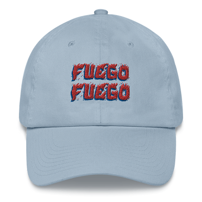 Fuego Dad hat  - 2020 - DominicanGirlfriend.com - Frases Dominicanas - República Dominicana Lifestyle Graphic T-Shirts Streetwear & Accessories - New York - Bronx - Washington Heights - Miami - Florida - Boca Chica - USA - Dominican Clothing