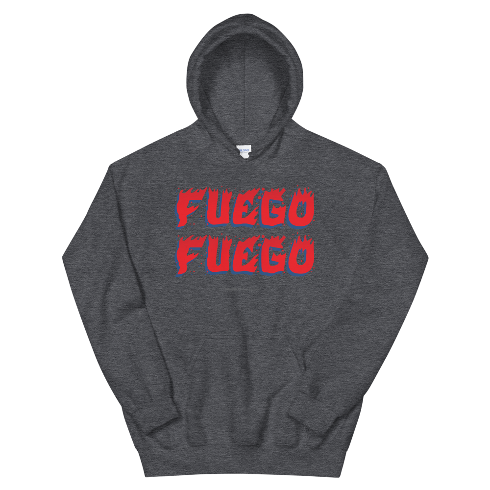 Fuego Unisex Hoodie  - 2020 - DominicanGirlfriend.com - Frases Dominicanas - República Dominicana Lifestyle Graphic T-Shirts Streetwear & Accessories - New York - Bronx - Washington Heights - Miami - Florida - Boca Chica - USA - Dominican Clothing
