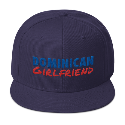 Dominican Girlfriend Snapback Hat  - 2020 - DominicanGirlfriend.com - Frases Dominicanas - República Dominicana Lifestyle Graphic T-Shirts Streetwear & Accessories - New York - Bronx - Washington Heights - Miami - Florida - Boca Chica - USA - Dominican Clothing