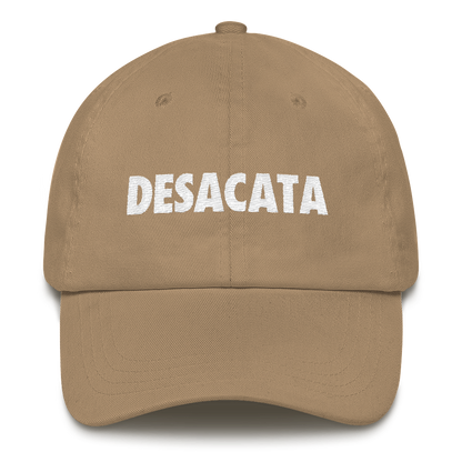 Desacata Dad Hat  - 2020 - DominicanGirlfriend.com - Frases Dominicanas - República Dominicana Lifestyle Graphic T-Shirts Streetwear & Accessories - New York - Bronx - Washington Heights - Miami - Florida - Boca Chica - USA - Dominican Clothing