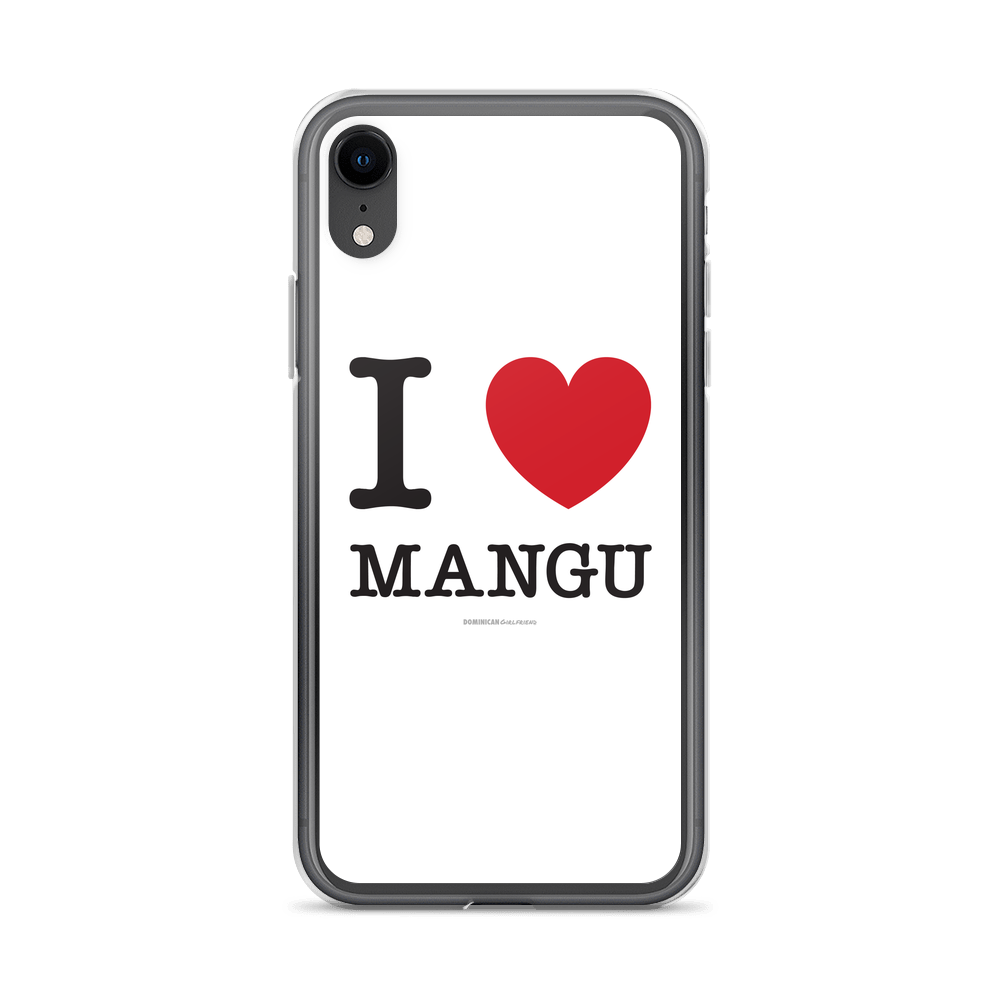 I Love Mangu iPhone Case  - 2020 - DominicanGirlfriend.com - Frases Dominicanas - República Dominicana Lifestyle Graphic T-Shirts Streetwear & Accessories - New York - Bronx - Washington Heights - Miami - Florida - Boca Chica - USA - Dominican Clothing