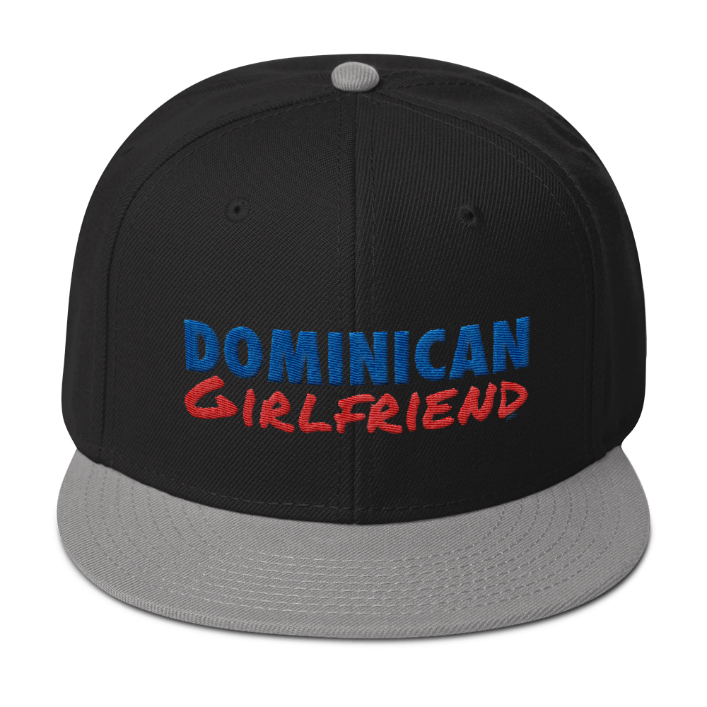 Dominican Girlfriend Snapback Hat  - 2020 - DominicanGirlfriend.com - Frases Dominicanas - República Dominicana Lifestyle Graphic T-Shirts Streetwear & Accessories - New York - Bronx - Washington Heights - Miami - Florida - Boca Chica - USA - Dominican Clothing