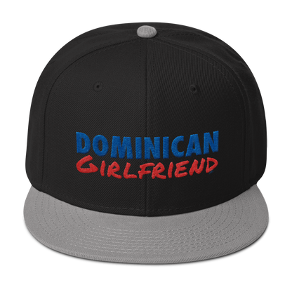Dominican Girlfriend Snapback Hat  - 2020 - DominicanGirlfriend.com - Frases Dominicanas - República Dominicana Lifestyle Graphic T-Shirts Streetwear & Accessories - New York - Bronx - Washington Heights - Miami - Florida - Boca Chica - USA - Dominican Clothing