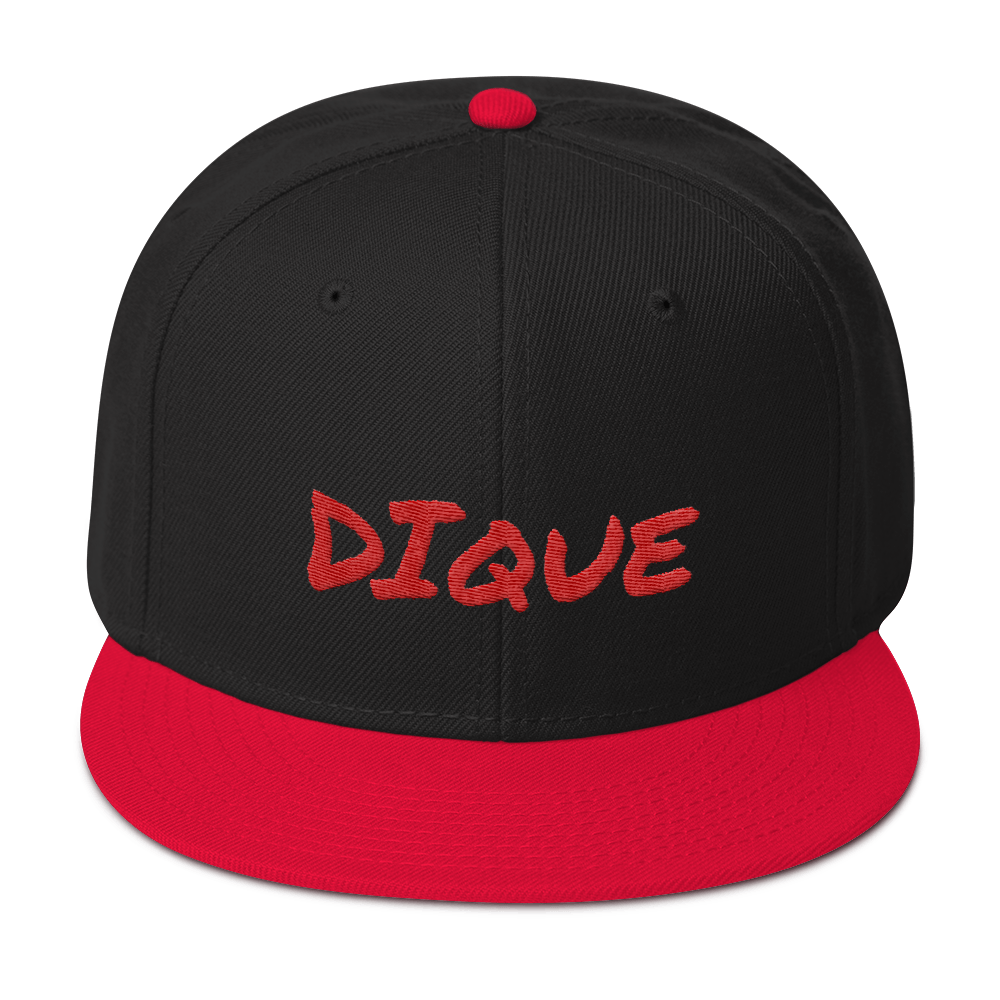 Dique Snapback Hat  - 2020 - DominicanGirlfriend.com - Frases Dominicanas - República Dominicana Lifestyle Graphic T-Shirts Streetwear & Accessories - New York - Bronx - Washington Heights - Miami - Florida - Boca Chica - USA - Dominican Clothing