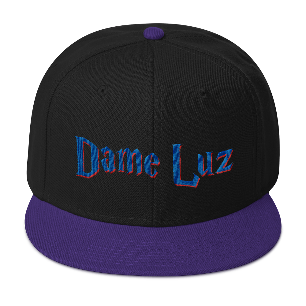 Dame Luz Snapback Hat  - 2020 - DominicanGirlfriend.com - Frases Dominicanas - República Dominicana Lifestyle Graphic T-Shirts Streetwear & Accessories - New York - Bronx - Washington Heights - Miami - Florida - Boca Chica - USA - Dominican Clothing
