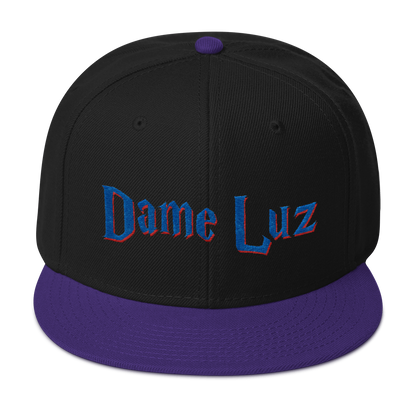 Dame Luz Snapback Hat  - 2020 - DominicanGirlfriend.com - Frases Dominicanas - República Dominicana Lifestyle Graphic T-Shirts Streetwear & Accessories - New York - Bronx - Washington Heights - Miami - Florida - Boca Chica - USA - Dominican Clothing
