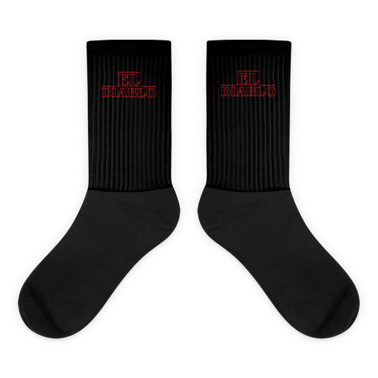 El Diablo Socks  - 2020 - DominicanGirlfriend.com - Frases Dominicanas - República Dominicana Lifestyle Graphic T-Shirts Streetwear & Accessories - New York - Bronx - Washington Heights - Miami - Florida - Boca Chica - USA - Dominican Clothing