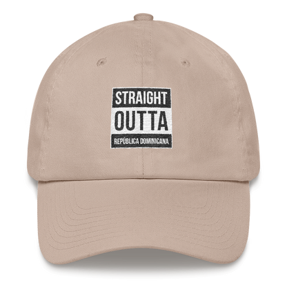 Straight Outta República Dominicana Dad hat  - 2020 - DominicanGirlfriend.com - Frases Dominicanas - República Dominicana Lifestyle Graphic T-Shirts Streetwear & Accessories - New York - Bronx - Washington Heights - Miami - Florida - Boca Chica - USA - Dominican Clothing