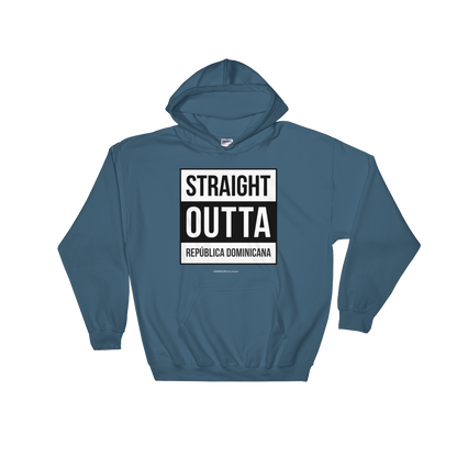 Straight Outta República Dominicana Unisex Hoodie  - 2020 - DominicanGirlfriend.com - Frases Dominicanas - República Dominicana Lifestyle Graphic T-Shirts Streetwear & Accessories - New York - Bronx - Washington Heights - Miami - Florida - Boca Chica - USA - Dominican Clothing