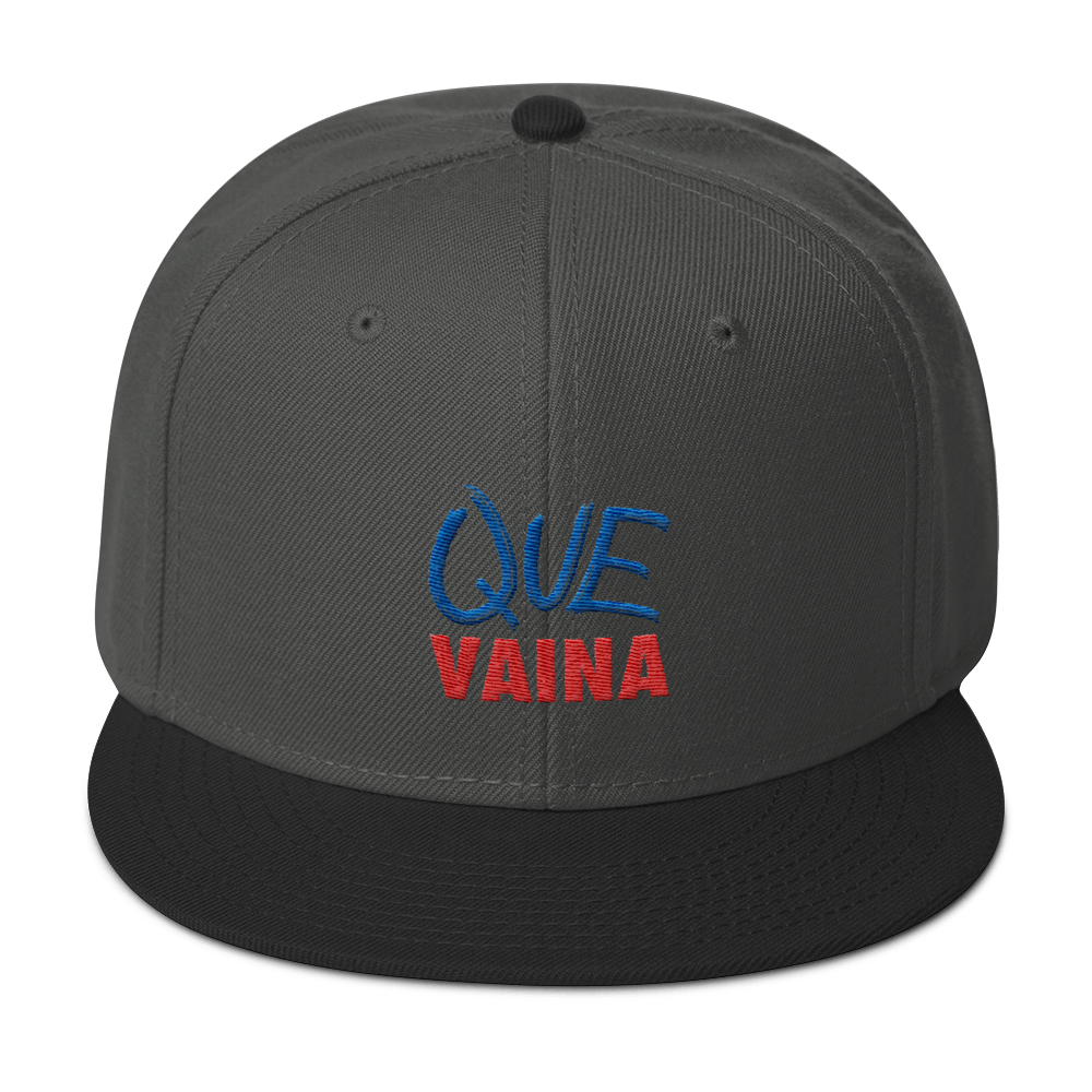 Que Vaina Snapback Hat  - 2020 - DominicanGirlfriend.com - Frases Dominicanas - República Dominicana Lifestyle Graphic T-Shirts Streetwear & Accessories - New York - Bronx - Washington Heights - Miami - Florida - Boca Chica - USA - Dominican Clothing