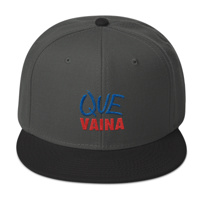 Que Vaina Snapback Hat  - 2020 - DominicanGirlfriend.com - Frases Dominicanas - República Dominicana Lifestyle Graphic T-Shirts Streetwear & Accessories - New York - Bronx - Washington Heights - Miami - Florida - Boca Chica - USA - Dominican Clothing