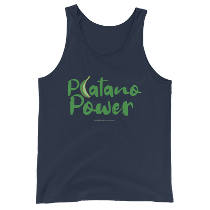 Platano Power Tank Top  - 2020 - DominicanGirlfriend.com - Frases Dominicanas - República Dominicana Lifestyle Graphic T-Shirts Streetwear & Accessories - New York - Bronx - Washington Heights - Miami - Florida - Boca Chica - USA - Dominican Clothing
