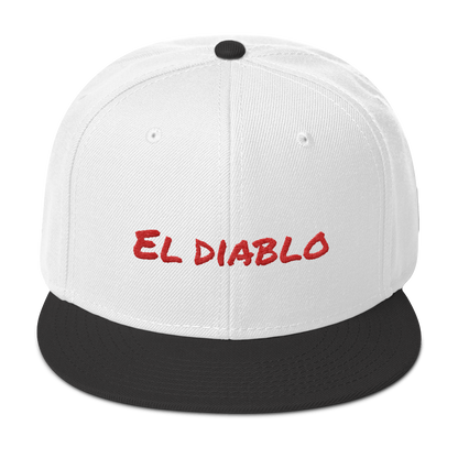 El Diablo Snapback Hat  - 2020 - DominicanGirlfriend.com - Frases Dominicanas - República Dominicana Lifestyle Graphic T-Shirts Streetwear & Accessories - New York - Bronx - Washington Heights - Miami - Florida - Boca Chica - USA - Dominican Clothing