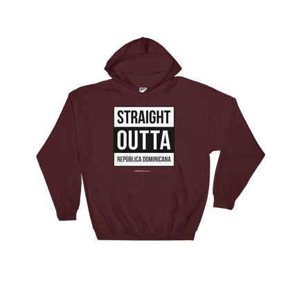 Straight Outta República Dominicana Unisex Hoodie  - 2020 - DominicanGirlfriend.com - Frases Dominicanas - República Dominicana Lifestyle Graphic T-Shirts Streetwear & Accessories - New York - Bronx - Washington Heights - Miami - Florida - Boca Chica - USA - Dominican Clothing