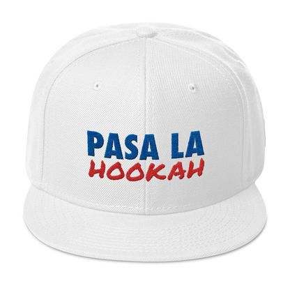 Pasa La Hookah Snapback Hat  - 2020 - DominicanGirlfriend.com - Frases Dominicanas - República Dominicana Lifestyle Graphic T-Shirts Streetwear & Accessories - New York - Bronx - Washington Heights - Miami - Florida - Boca Chica - USA - Dominican Clothing