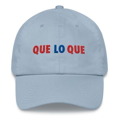 Que Lo Que Dad Hat  - 2020 - DominicanGirlfriend.com - Frases Dominicanas - República Dominicana Lifestyle Graphic T-Shirts Streetwear & Accessories - New York - Bronx - Washington Heights - Miami - Florida - Boca Chica - USA - Dominican Clothing