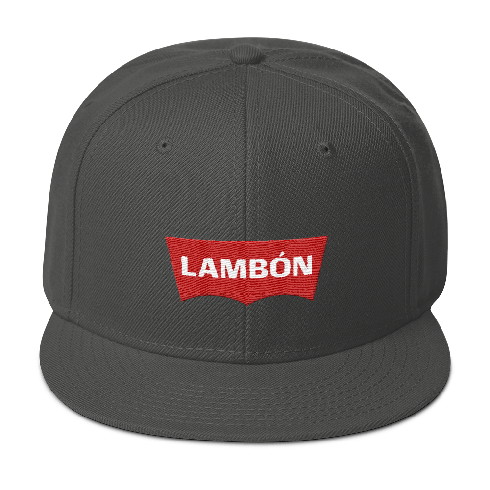 Lambón Snapback Hat  - 2020 - DominicanGirlfriend.com - Frases Dominicanas - República Dominicana Lifestyle Graphic T-Shirts Streetwear & Accessories - New York - Bronx - Washington Heights - Miami - Florida - Boca Chica - USA - Dominican Clothing