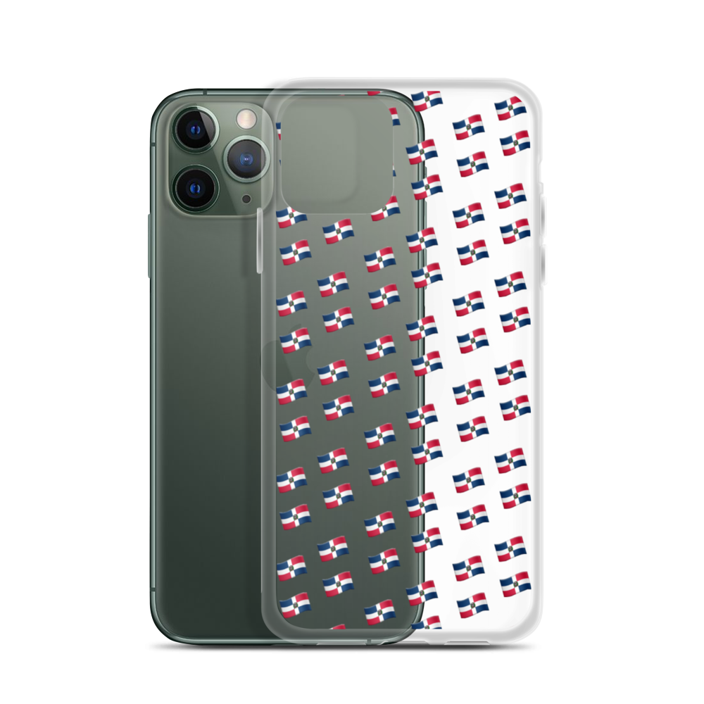 All-Over Emoji República Dominicana Flag iPhone Case  - 2020 - DominicanGirlfriend.com - Frases Dominicanas - República Dominicana Lifestyle Graphic T-Shirts Streetwear & Accessories - New York - Bronx - Washington Heights - Miami - Florida - Boca Chica - USA - Dominican Clothing