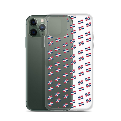 All-Over Emoji República Dominicana Flag iPhone Case  - 2020 - DominicanGirlfriend.com - Frases Dominicanas - República Dominicana Lifestyle Graphic T-Shirts Streetwear & Accessories - New York - Bronx - Washington Heights - Miami - Florida - Boca Chica - USA - Dominican Clothing