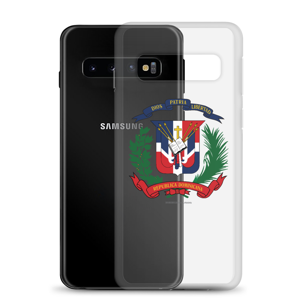 Escudo de la República Dominicana Samsung Case  - 2020 - DominicanGirlfriend.com - Frases Dominicanas - República Dominicana Lifestyle Graphic T-Shirts Streetwear & Accessories - New York - Bronx - Washington Heights - Miami - Florida - Boca Chica - USA - Dominican Clothing